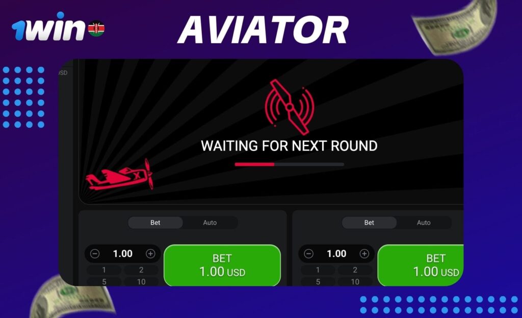 How to play Aviator at 1win Kenya casino website