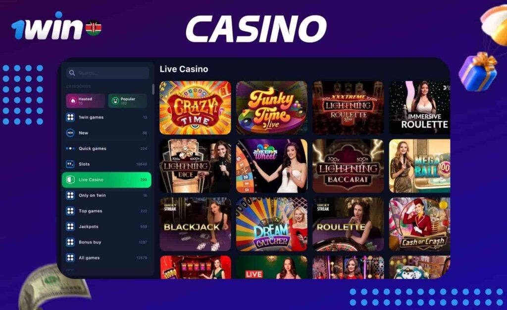 How to play 1win Kenya online casino guide