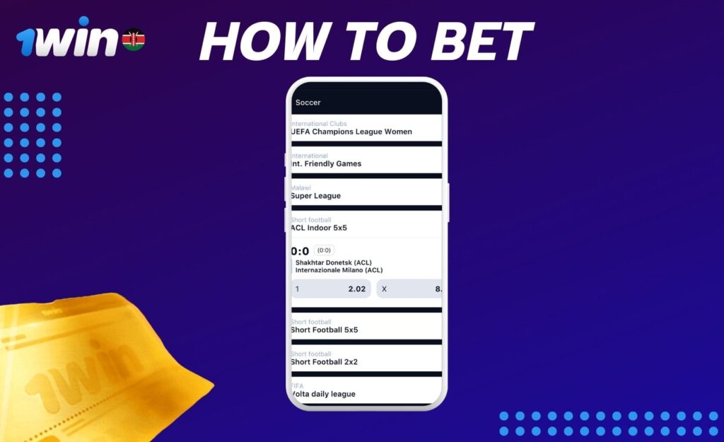 How to bet at 1win Kenya mobile app guide