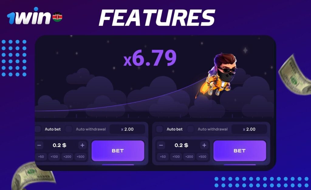 1win Lucky Jet casino game features review