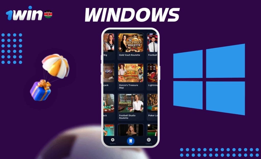 1win gambling application for Windows devices
