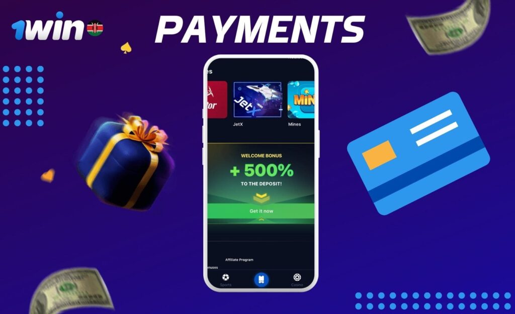 1win Kenya gaming application payments overview